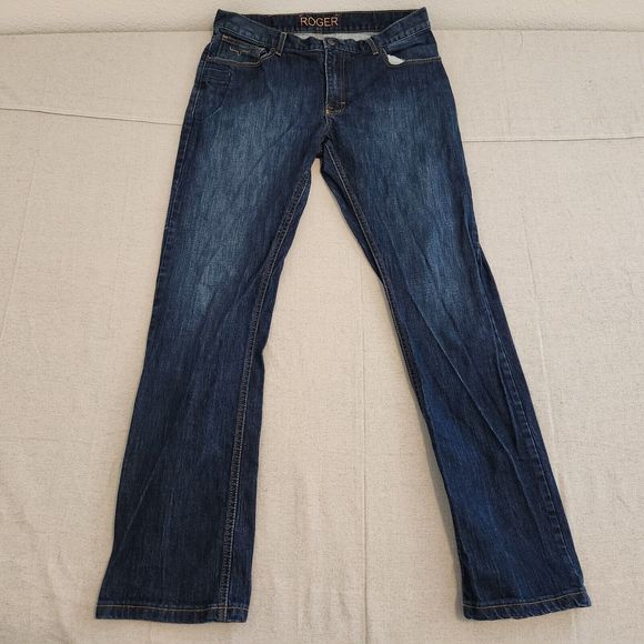 Kimes Ranch Jeans Kimes Ranch Jeans Mens 35x32 Dark Blue Western